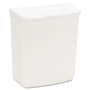 HOSPECO® Wall Mount Sanitary Napkin Receptacle-abs, Ppc Plastic, 1 Gal, White freeshipping - TVN Wholesale